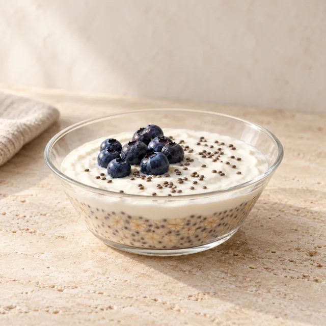 Blueberry Protein Overnight Oats